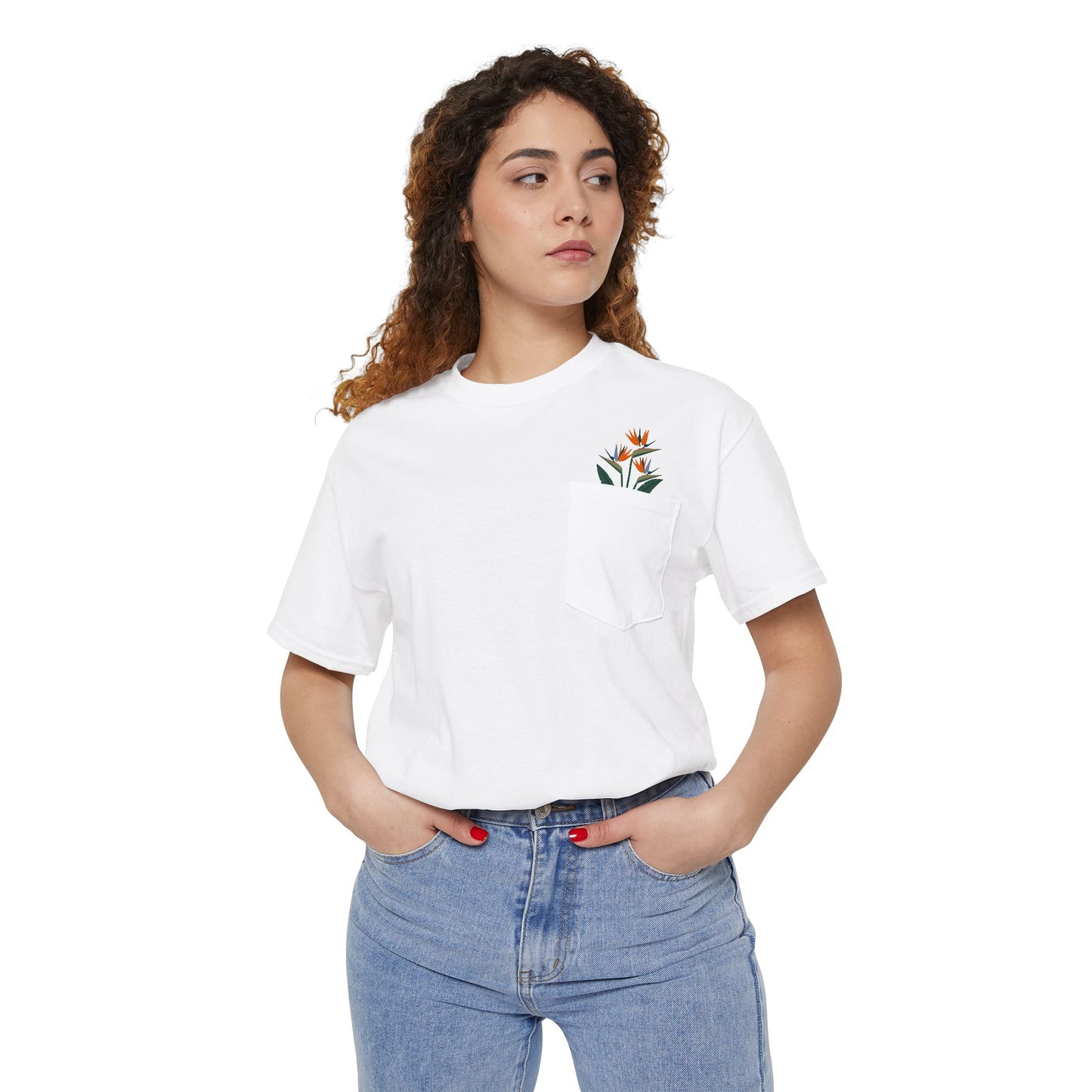 Birds of Paradise – Pocket Tee