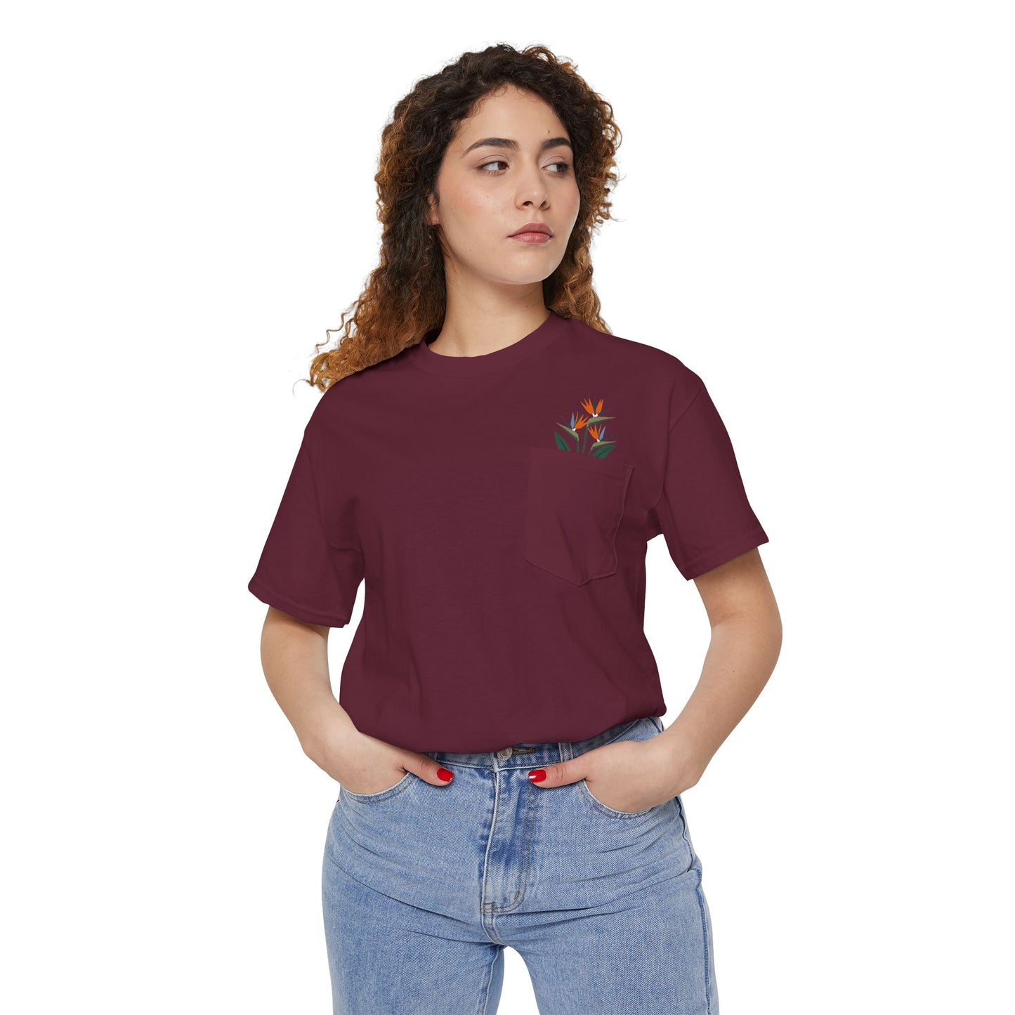 Birds of Paradise – Pocket Tee