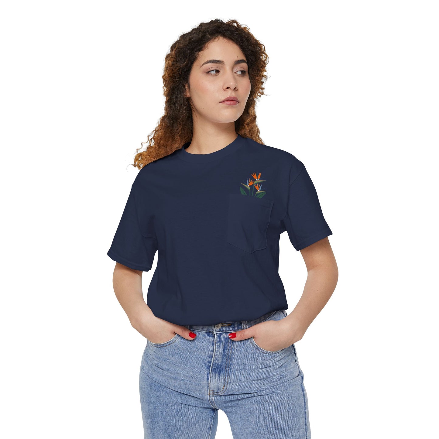 Birds of Paradise – Pocket Tee