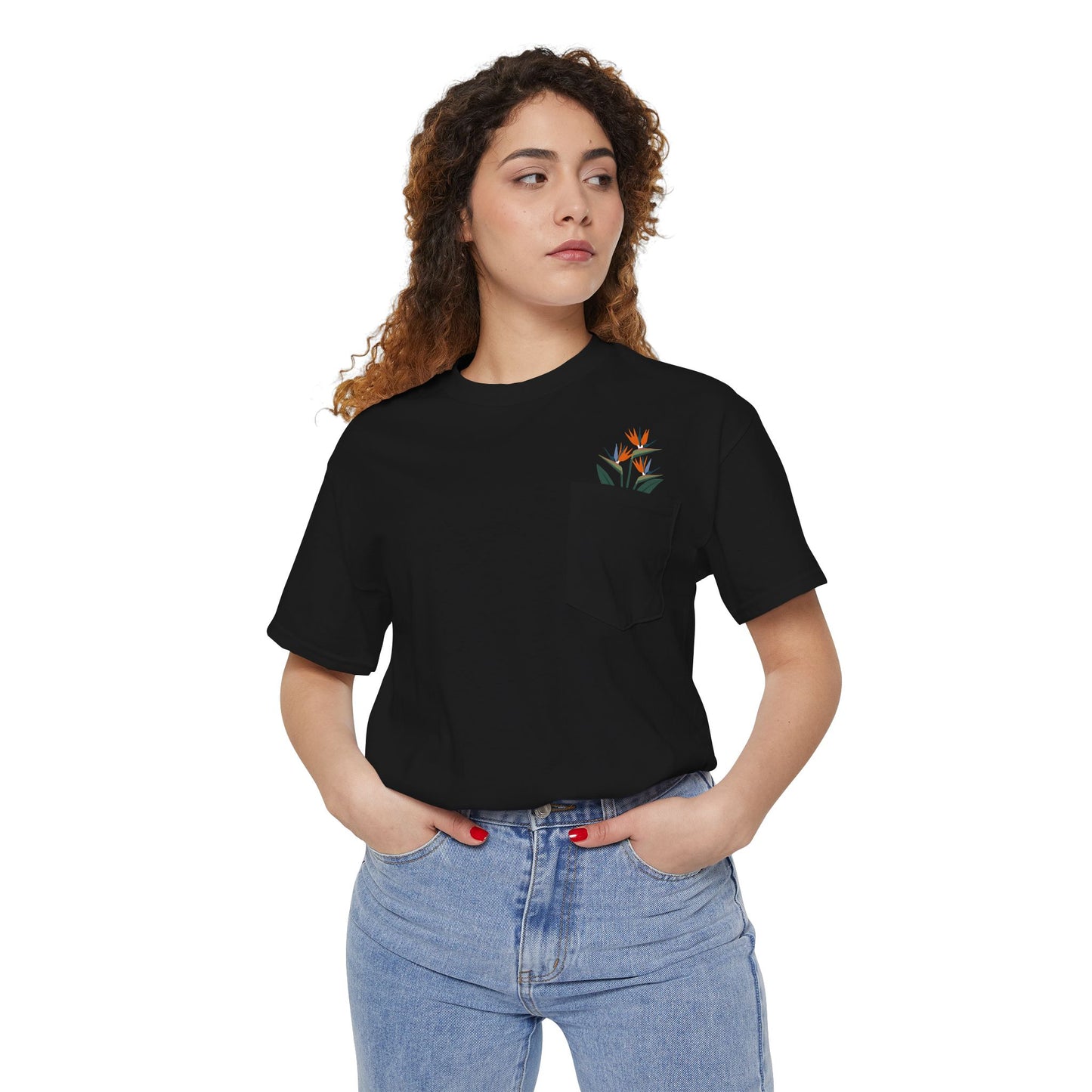 Birds of Paradise – Pocket Tee
