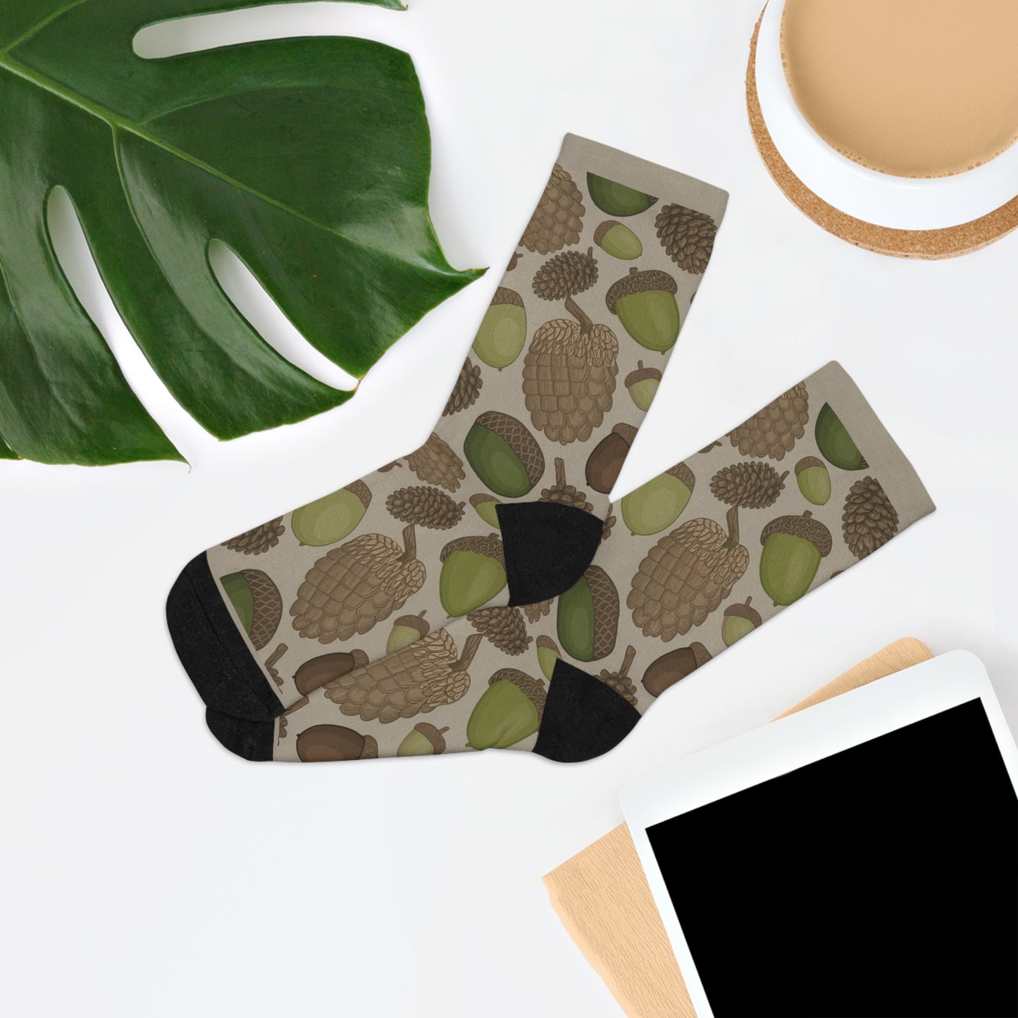 Autumn Grove Acorn Socks