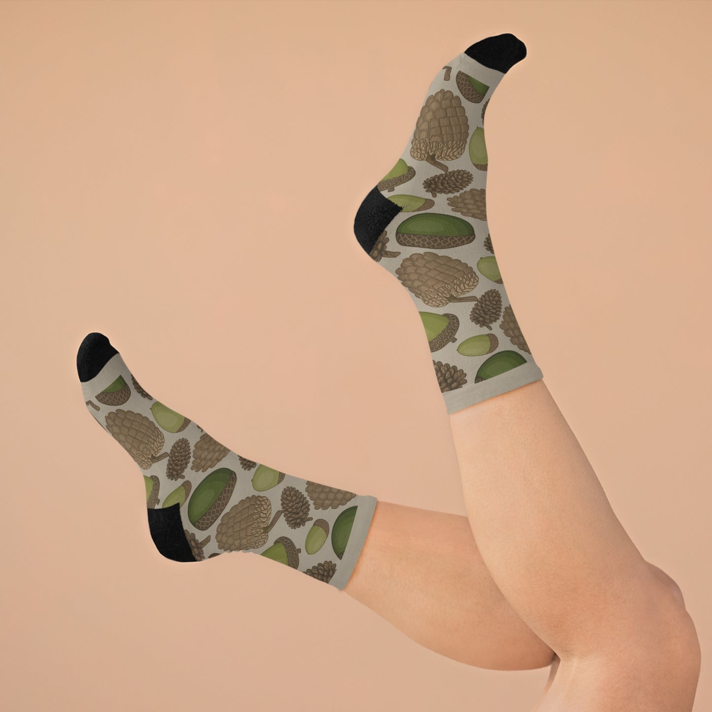 Autumn Grove Acorn Socks
