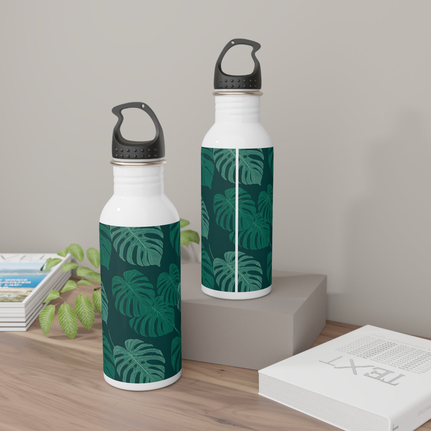 Monstera Trail Water Bottle - 20oz