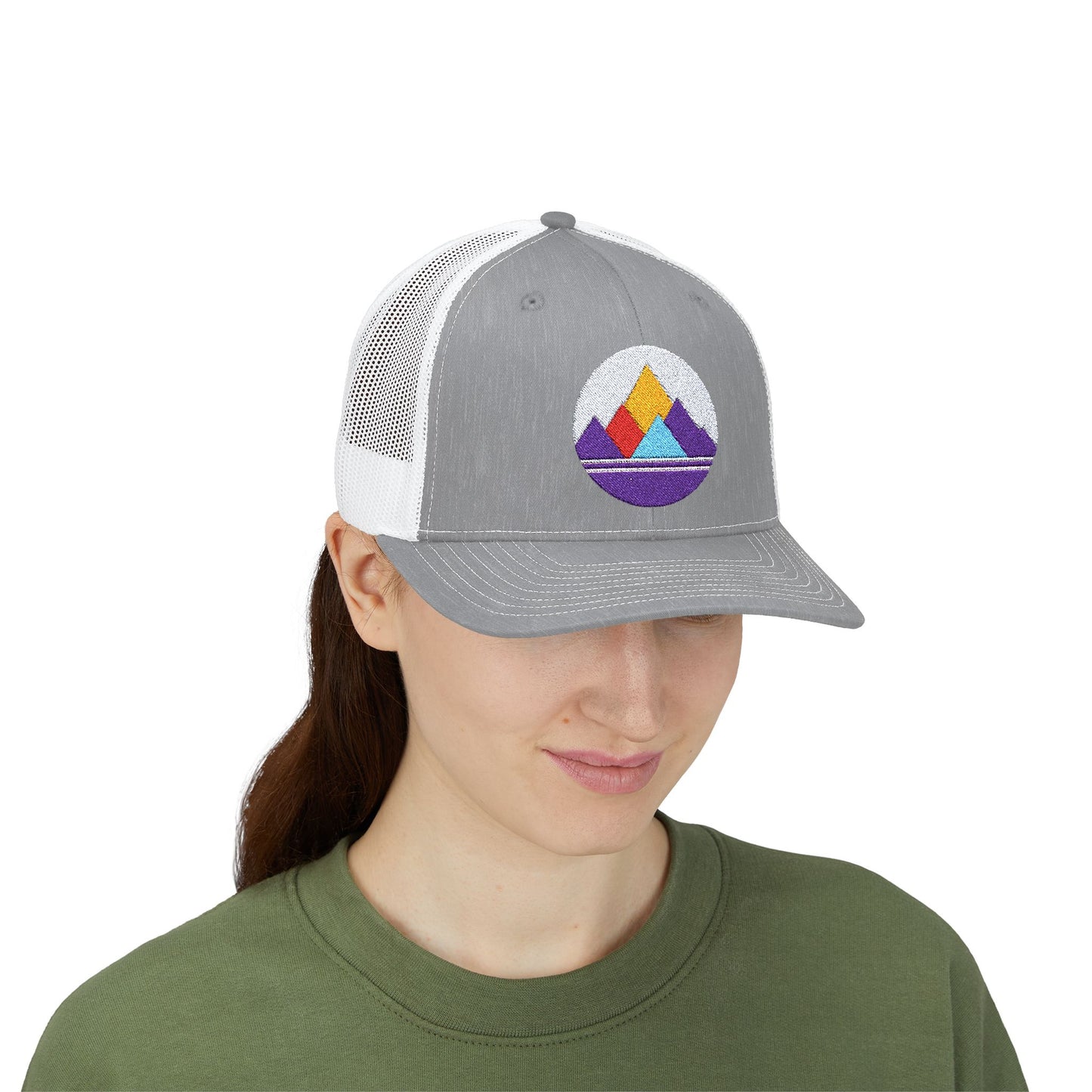 Mountain Horizon Snapback Trucker Cap