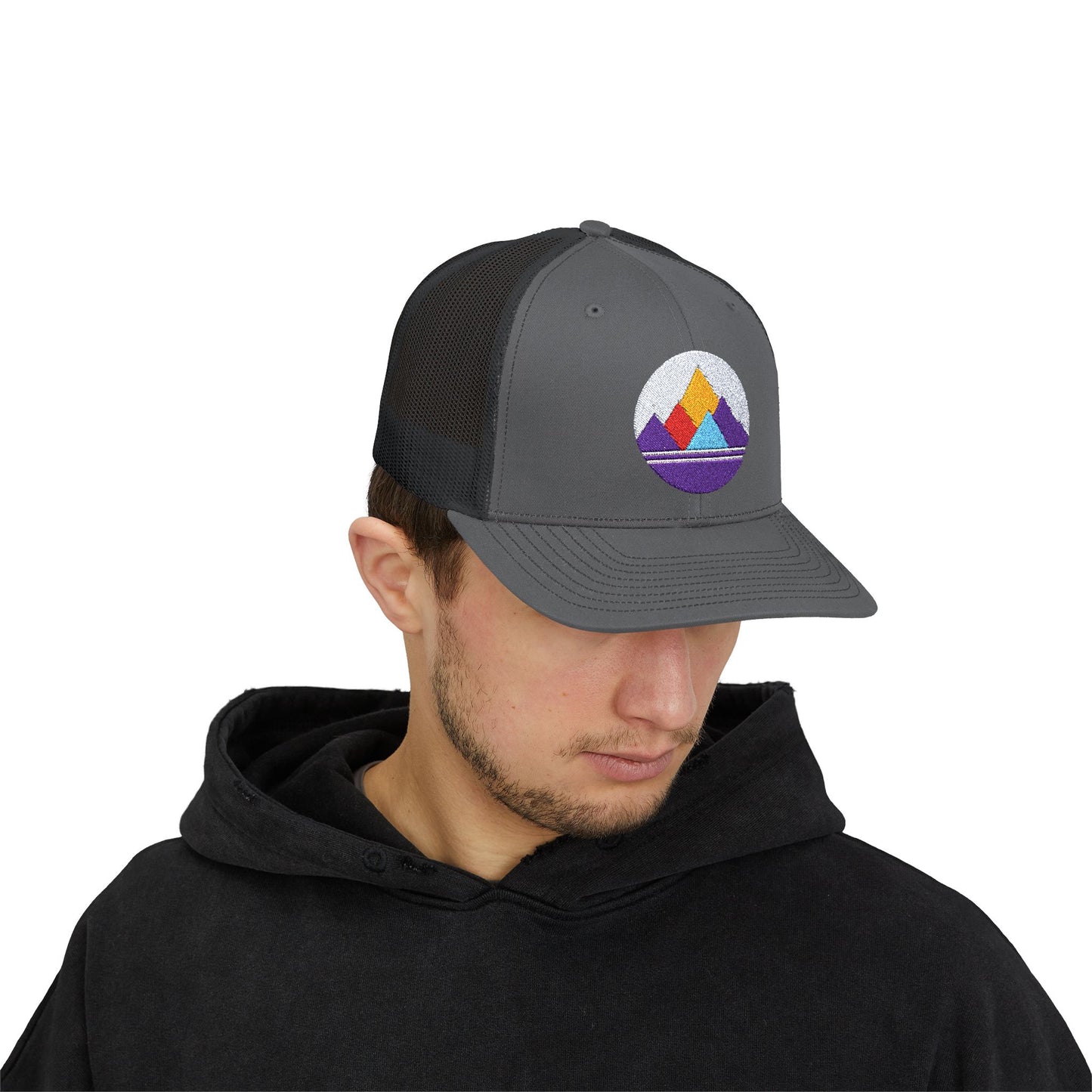 Mountain Horizon Snapback Trucker Cap