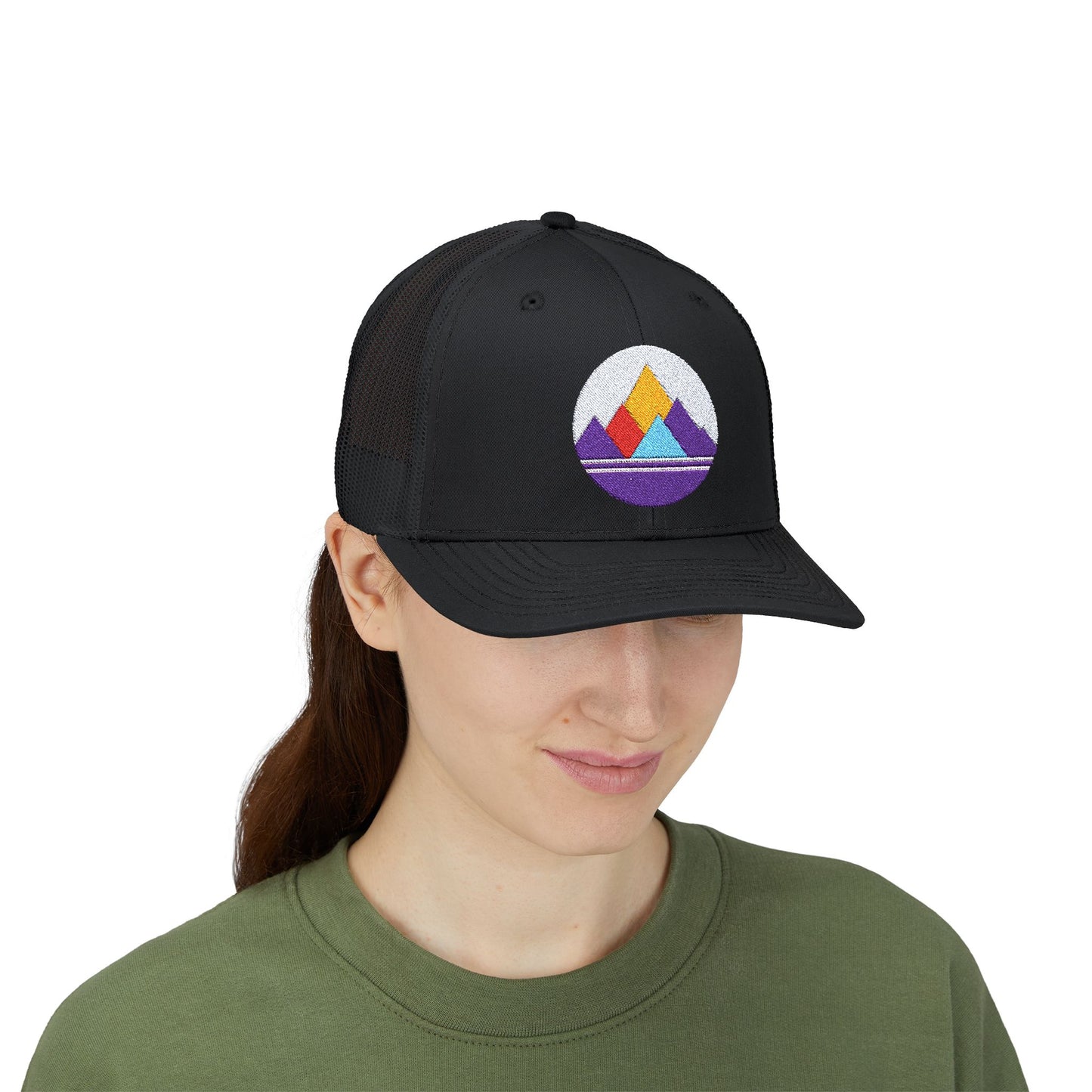 Mountain Horizon Snapback Trucker Cap