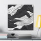 Abstract Topography Canvas