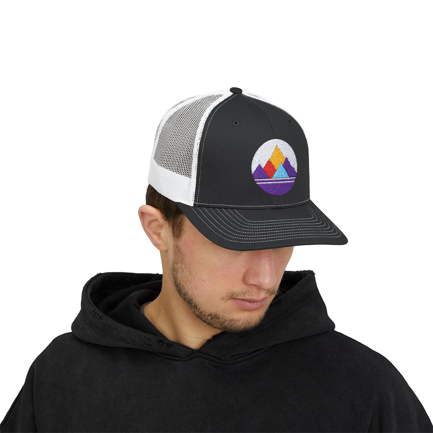 Mountain Horizon Snapback Trucker Cap
