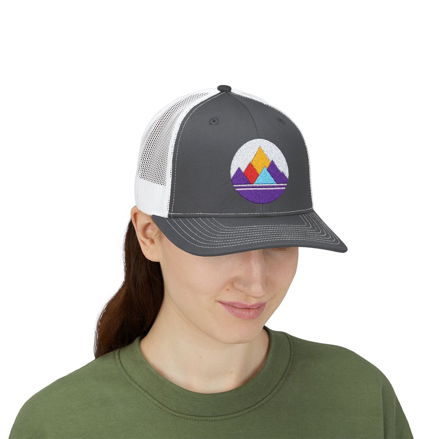 Mountain Horizon Snapback Trucker Cap
