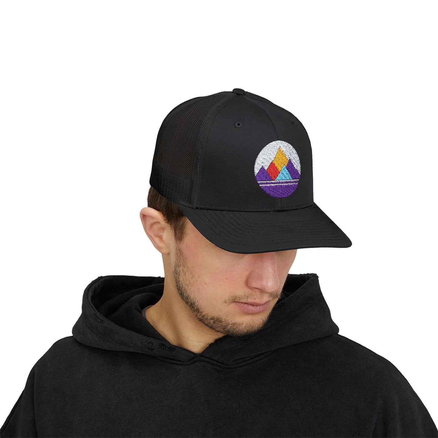 Mountain Horizon Snapback Trucker Cap