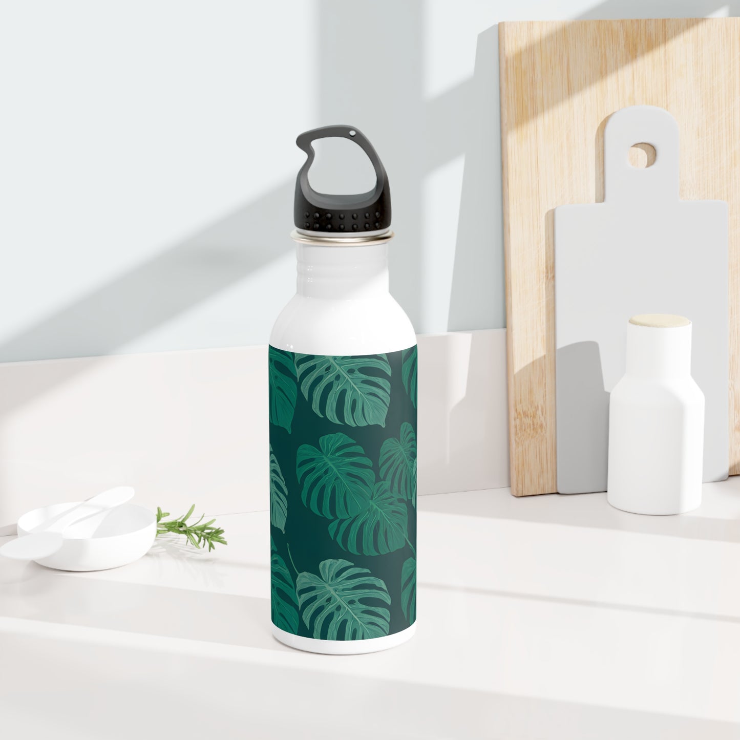 Monstera Trail Water Bottle - 20oz