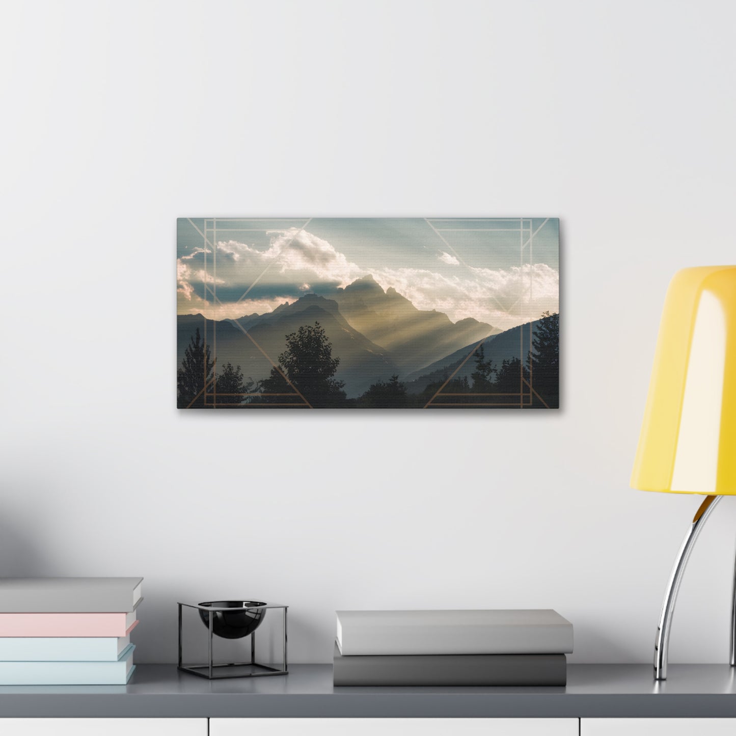 Sunlit Peaks Canvas