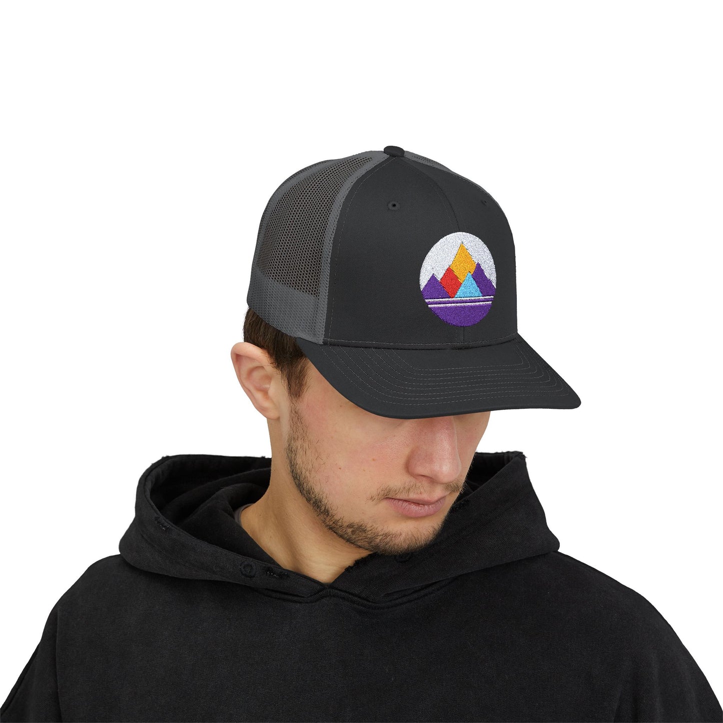 Mountain Horizon Snapback Trucker Cap
