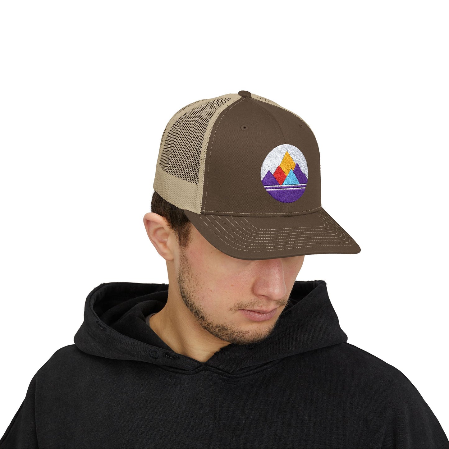 Mountain Horizon Snapback Trucker Cap