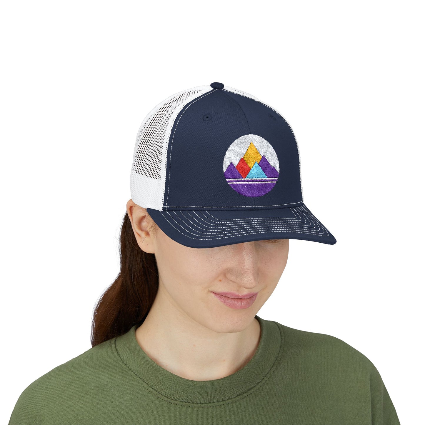 Mountain Horizon Snapback Trucker Cap