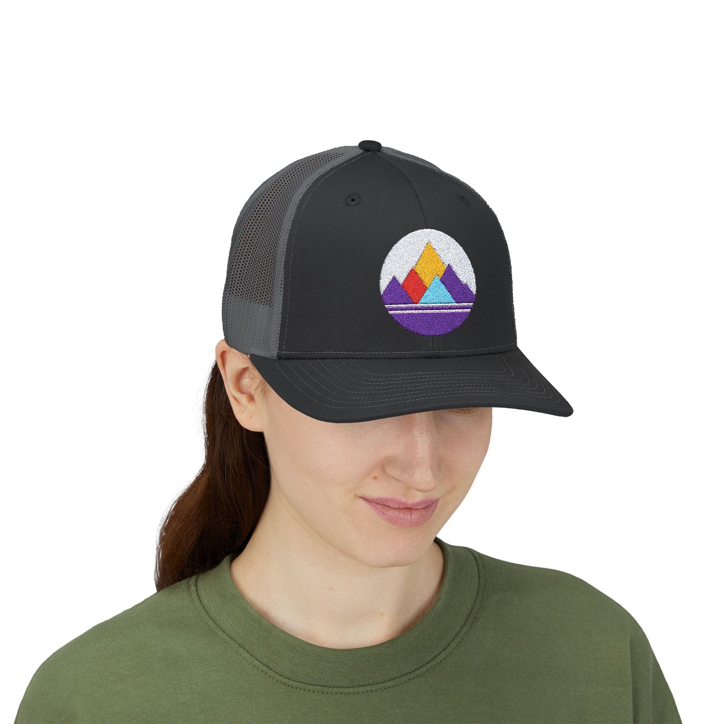 Mountain Horizon Snapback Trucker Cap