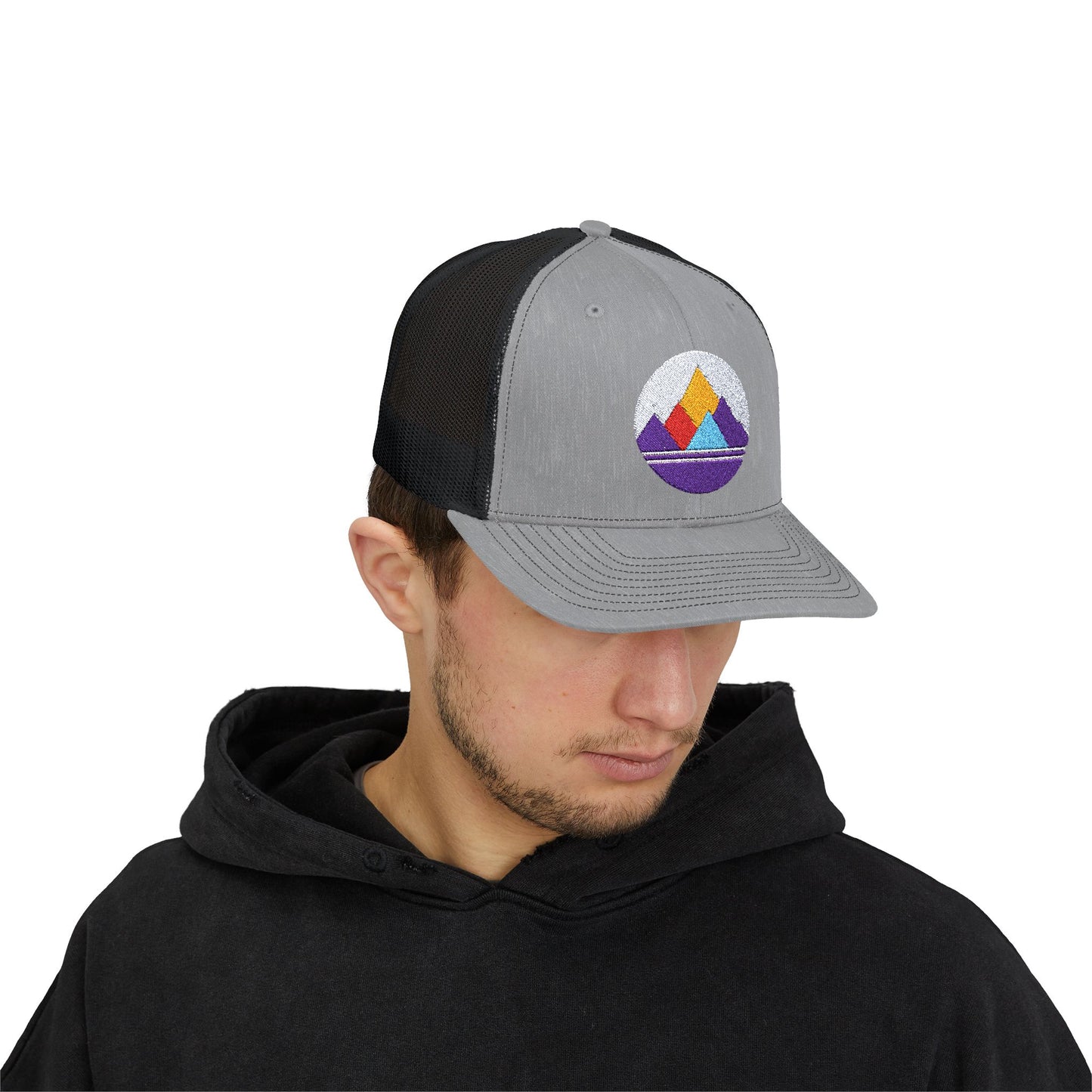 Mountain Horizon Snapback Trucker Cap