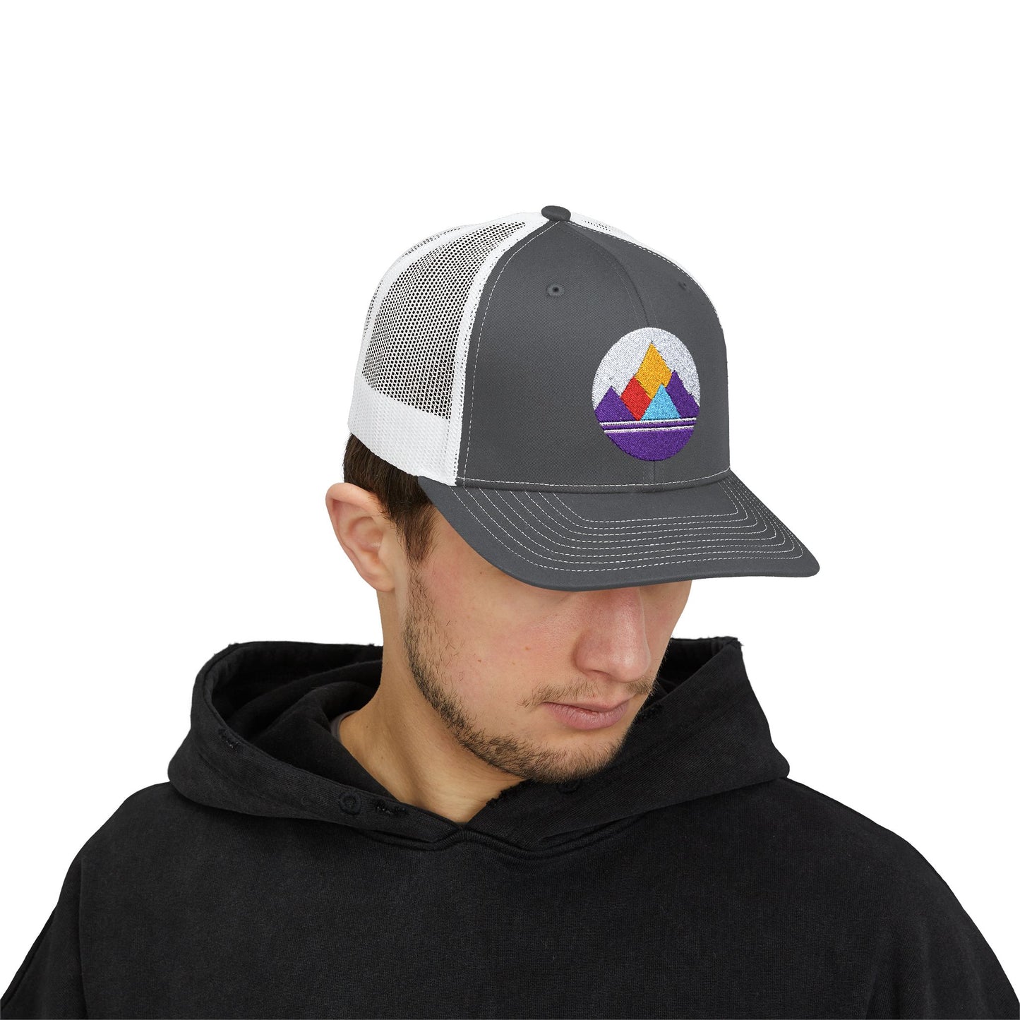 Mountain Horizon Snapback Trucker Cap