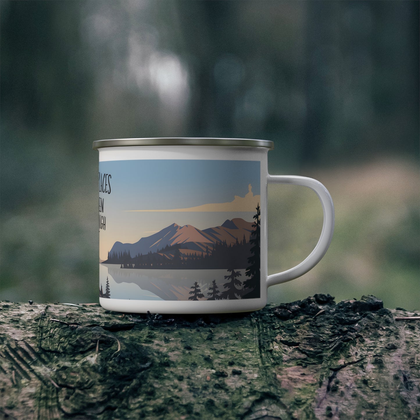 Discovering Places - Enamel Camping Mug