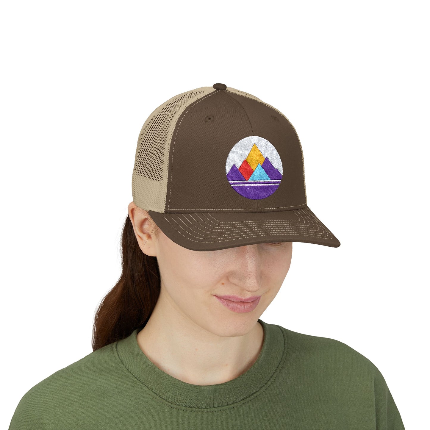 Mountain Horizon Snapback Trucker Cap