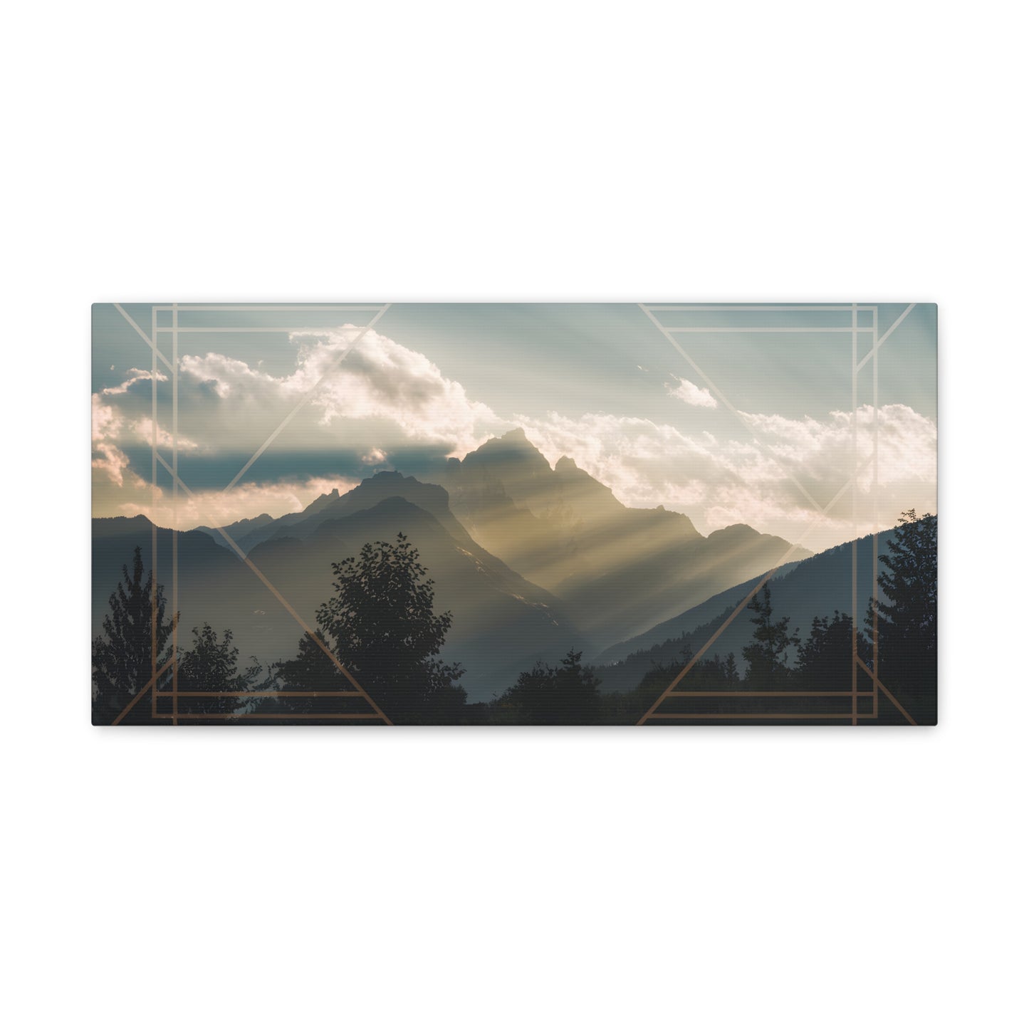 Sunlit Peaks Canvas