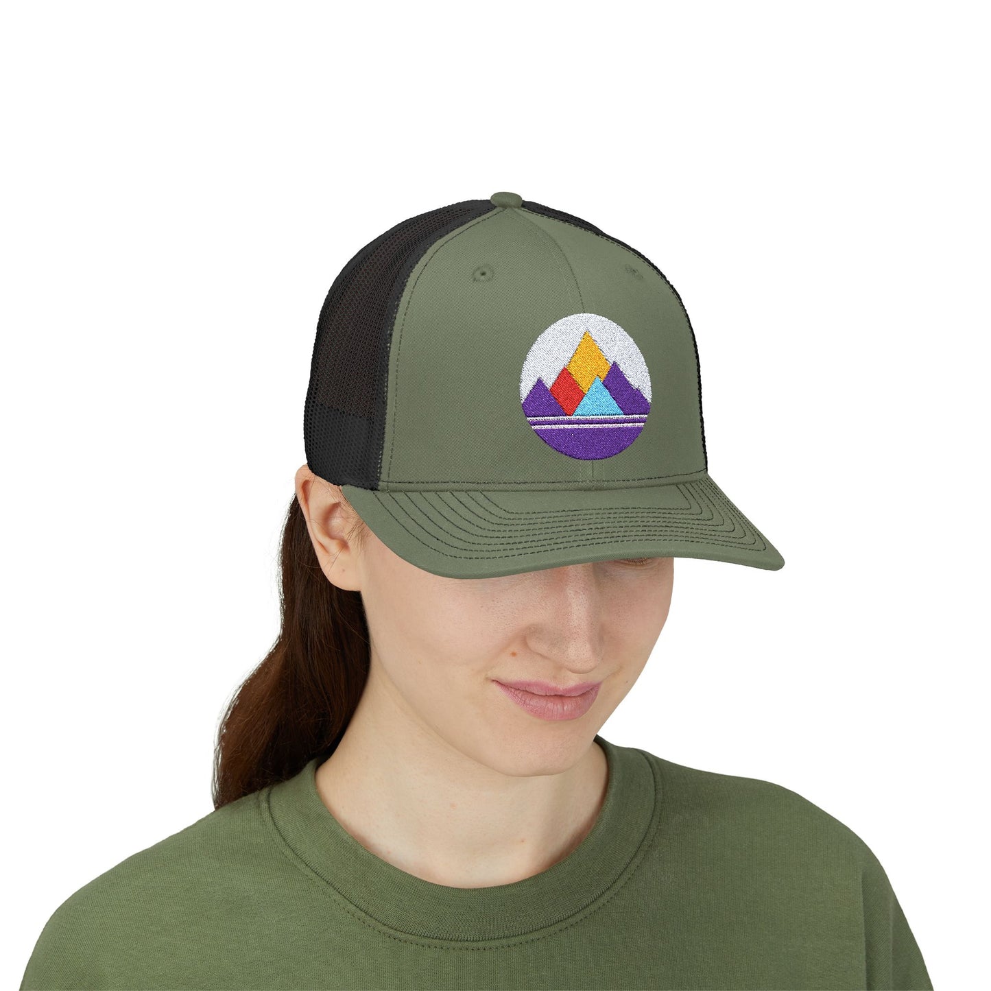 Mountain Horizon Snapback Trucker Cap