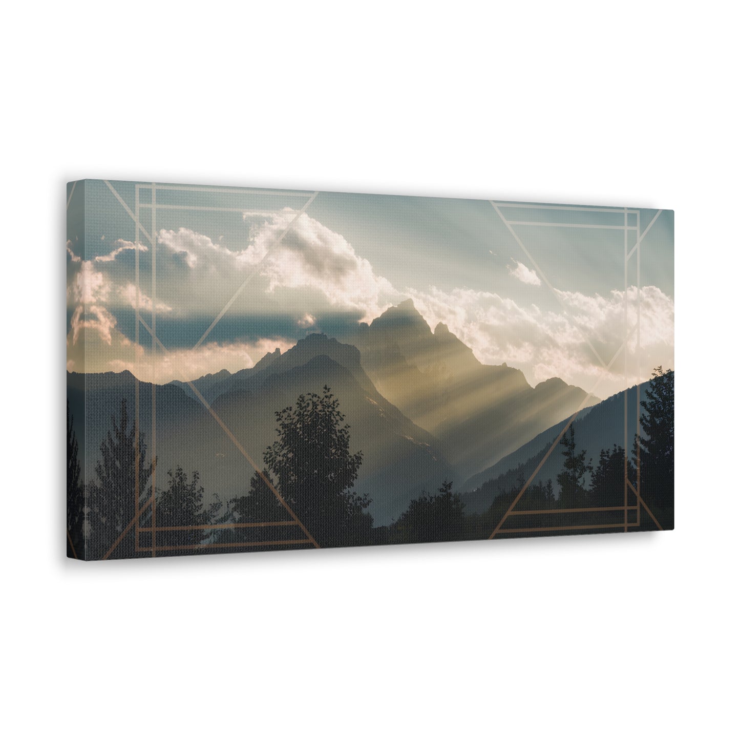 Sunlit Peaks Canvas