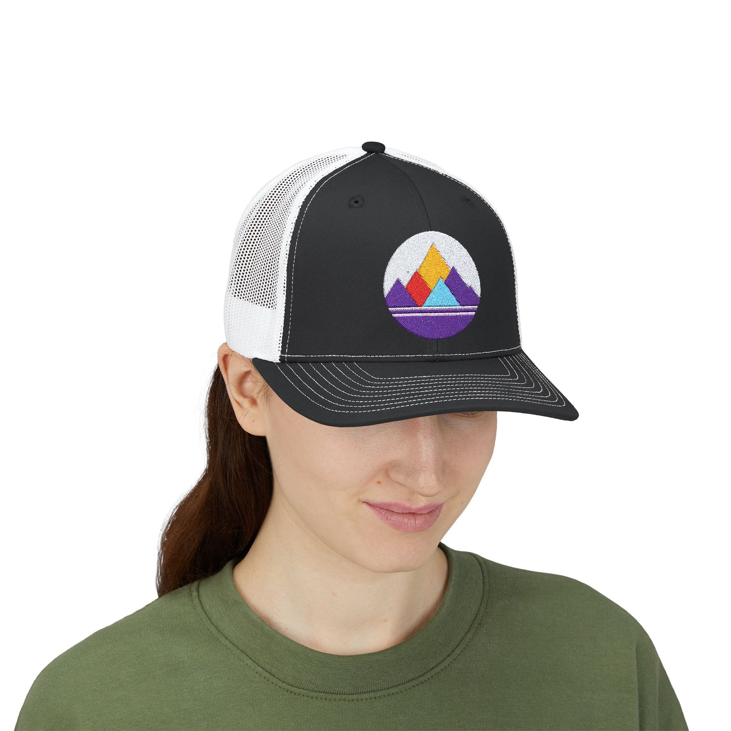 Mountain Horizon Snapback Trucker Cap