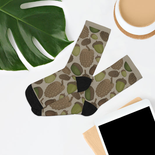 Autumn Grove Acorn Socks