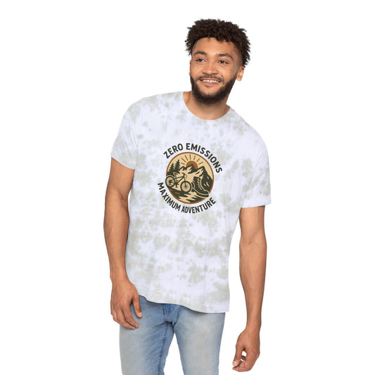 Zero Emissions, Maximum Adventure - Tie-Dyed Tee