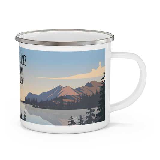 Discovering Places - Enamel Camping Mug