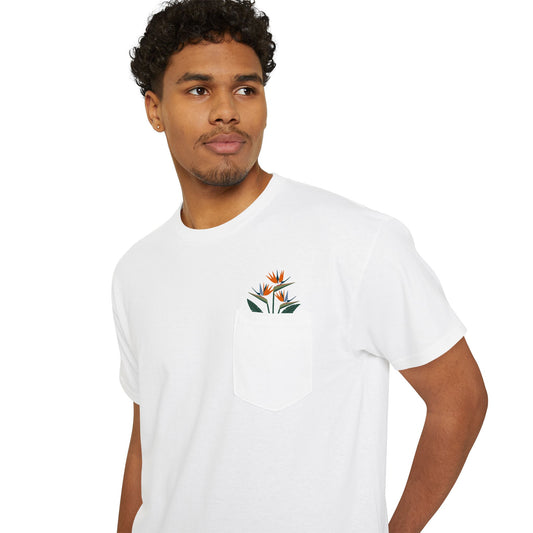Birds of Paradise – Pocket Tee
