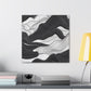 Abstract Topography Canvas