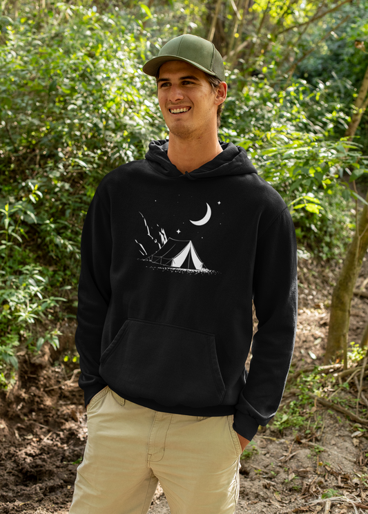 Moonlit Camp Hooded Sweatshirt